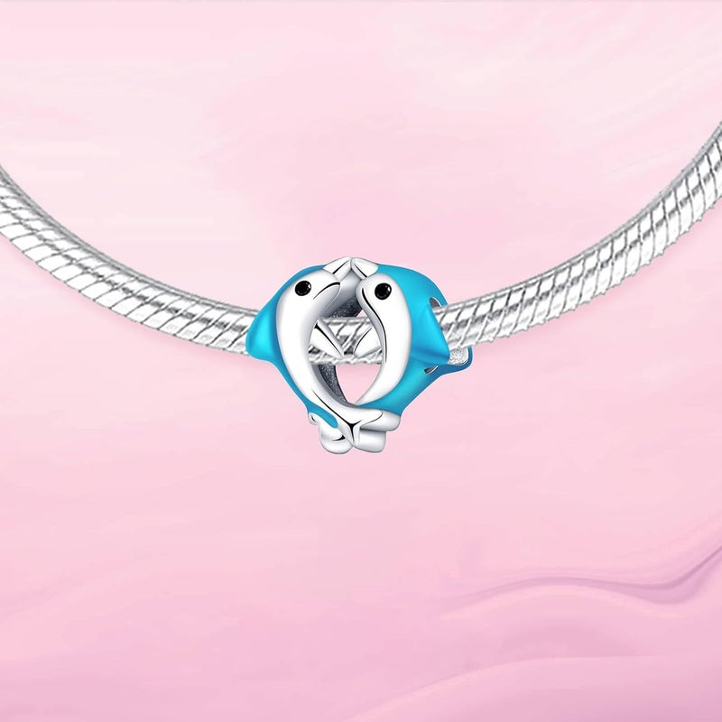 DATOUQI Queen Happy Birthday Hot Air Balloon Family Puppy Charm 925 Sterling Silver Charms for Bracelets and Necklaces Mother's Day Charms for Women - Image 2